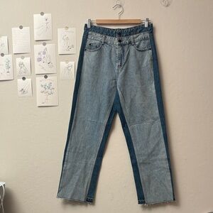 Two-Tone Blue Jeans